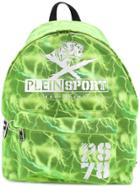 Plein Sport Lightning Printed Backpack - Green