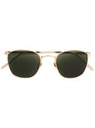 Linda Farrow Round Framed Sunglasses - Metallic