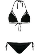 Moeva - Net String Bikini - Women - Polyamide/spandex/elastane - L, Black, Polyamide/spandex/elastane