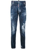 Dsquared2 Distressed Overdyed Jeans - Blue