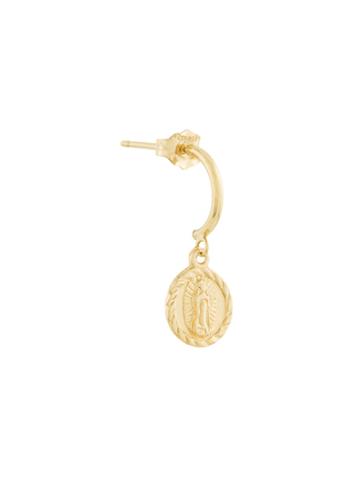 Petite Grand Gold Mary Mix And Match Earring - Metallic