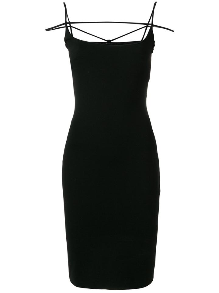 Dsquared2 Strappy Fitted Dress - Black