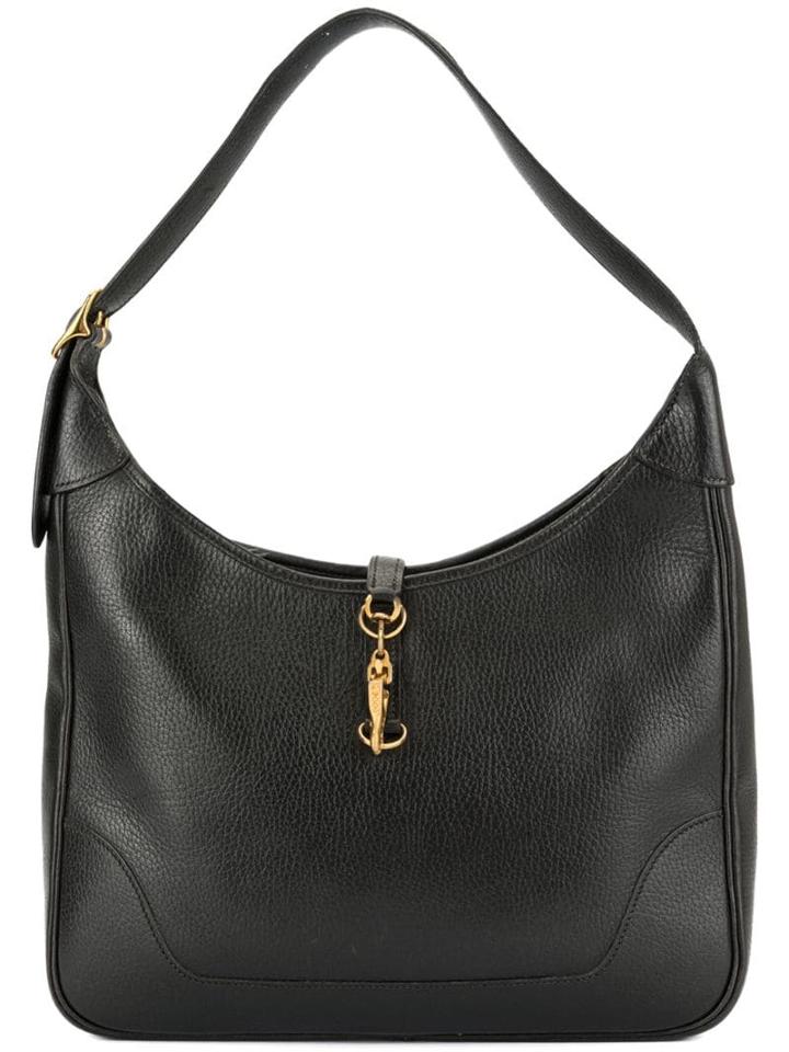 Hermès Pre-owned Chain Detail Shoulder Bag - Black