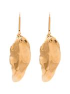 Marni Gold Tone Leaf Earrings