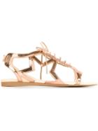 Stella Mccartney Lucy Star Sandals, Women's, Size: 38, Pink/purple, Rubber/pvc/artificial Leather