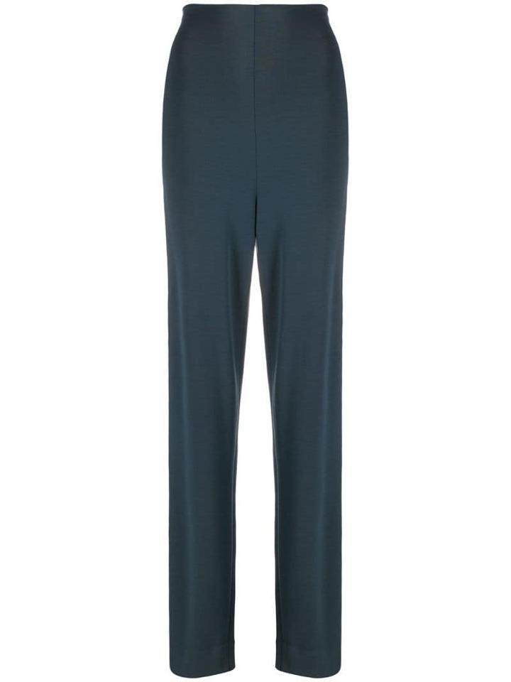 Romeo Gigli Pre-owned 1997 Super High Rise Trousers - Blue