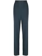 Romeo Gigli Pre-owned 1997 Super High Rise Trousers - Blue