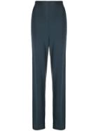 Romeo Gigli Pre-owned 1997 Super High Rise Trousers - Blue