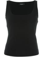 Dsquared2 High Back Tank Top - Black