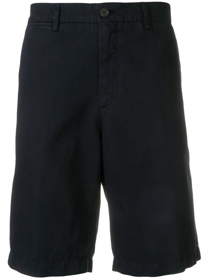 Ermenegildo Zegna Knee-length Fitted Shorts - Blue