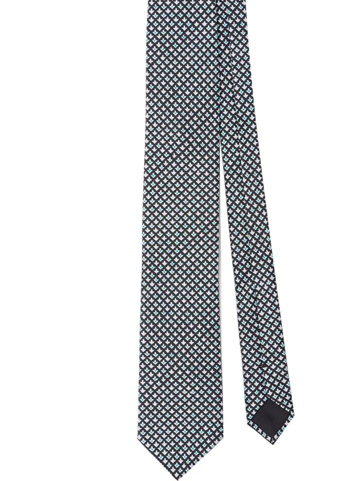 Prada All-over Print Tie - Blue