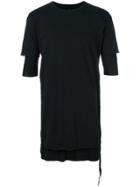 Army Of Me Ribbed-hem Fitted T-shirt - Black
