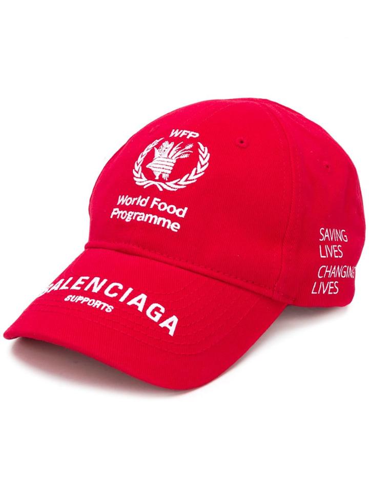 Balenciaga World Food Programme Cap - Red