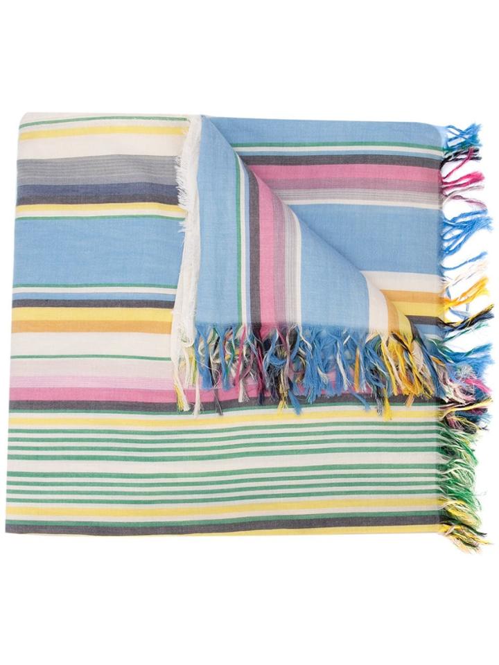 Loewe Multi-stripe Scarf - Multicolour
