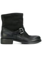 Strategia Buckled Boots - Black