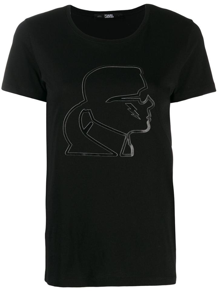 Karl Lagerfeld Karl Lightning Bolt T-shirt - Black