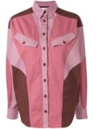 Isabel Marant Étoile Contrast Patchwork Shirt - Purple