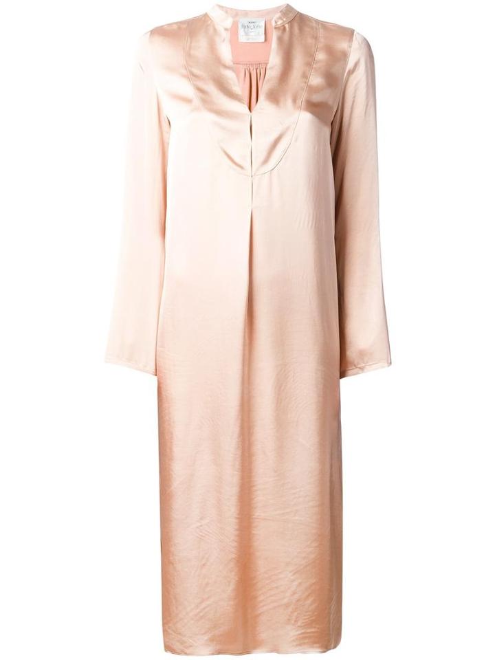 Forte Forte Split Sides Shift Dress, Women's, Size: 1, Pink/purple, Viscose/cupro