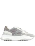 Tod's Wool Detail Sneakers - Grey