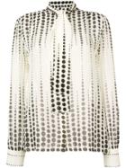 Giambattista Valli Dotted Blouse - Neutrals