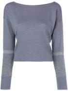 Fabiana Filippi Round Neck Jumper - Blue