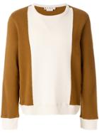 Marni Coloured Block Sweatshirt - Brown
