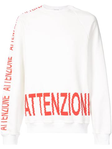 Bethany Williams Attenzione Sweatshirt - White