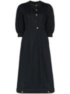 Rejina Pyo Button-detail Midi Dress - Black
