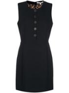 Veronica Beard Sleeveless Button Up Dress - Black