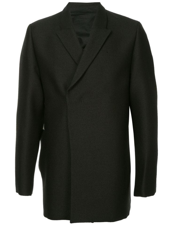 Rick Owens Bell Jmf Oversized Jacket - Black