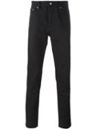 Ami Alexandre Mattiussi Straight Leg Trousers, Men's, Size: 30, Black, Cotton