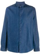 Natural Selection Button Denim Shirt - Blue