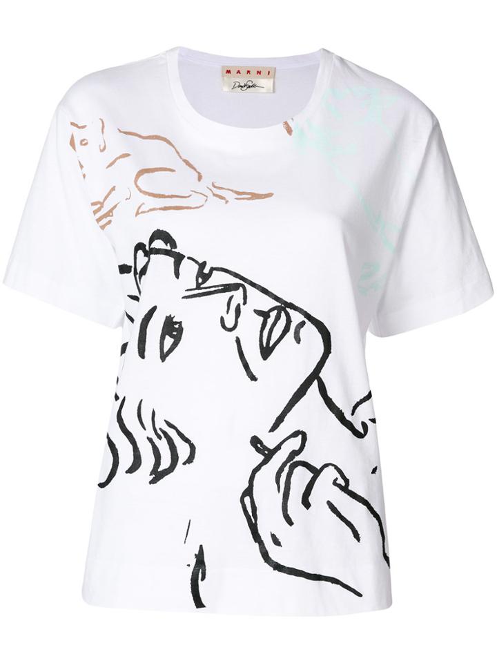 Marni David Salle T-shirt - White