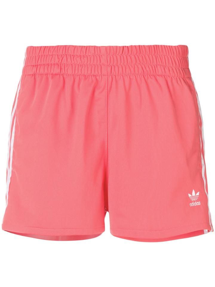 Adidas Adidas Originals 3-stripes Shorts - Pink & Purple