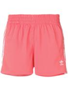 Adidas Adidas Originals 3-stripes Shorts - Pink & Purple