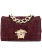 Versace Embossed Sultan Bag - Pink & Purple