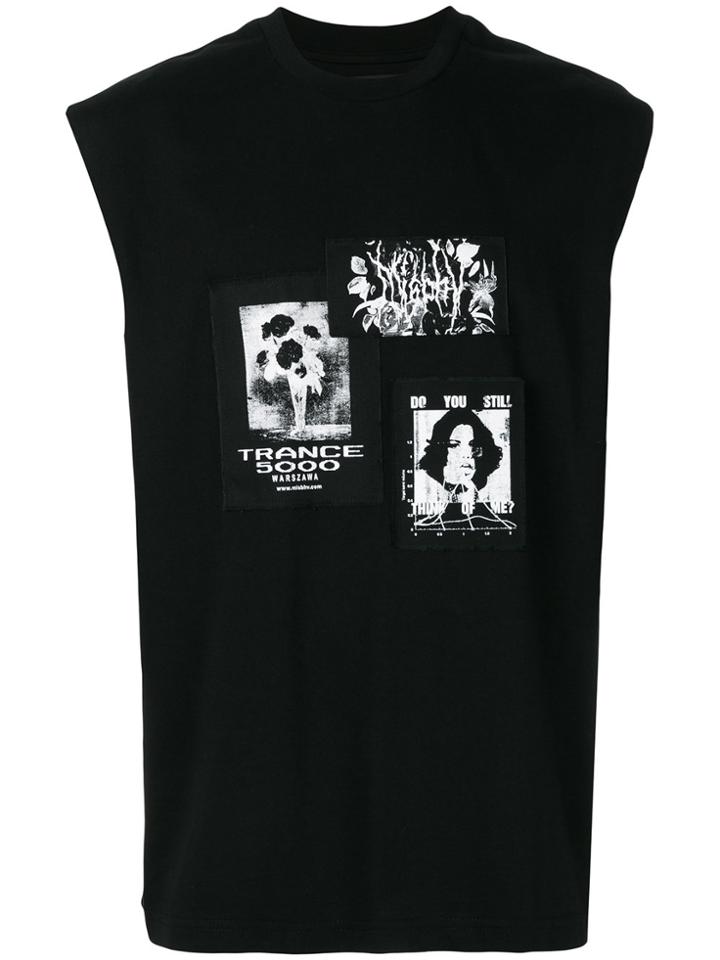 Misbhv Patch Detail Tank Top - Black