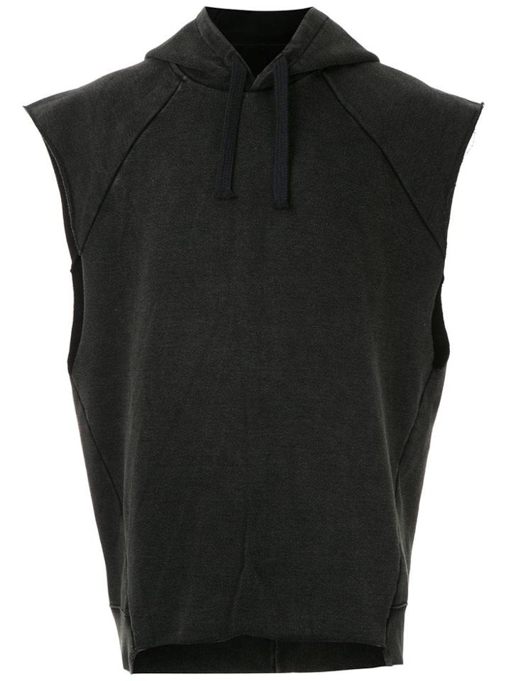 Osklen Sleeveless Hoodie - Black