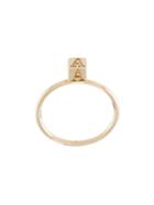 Abril Barret 'a Initial' Ring, Women's, Size: Medium, Metallic