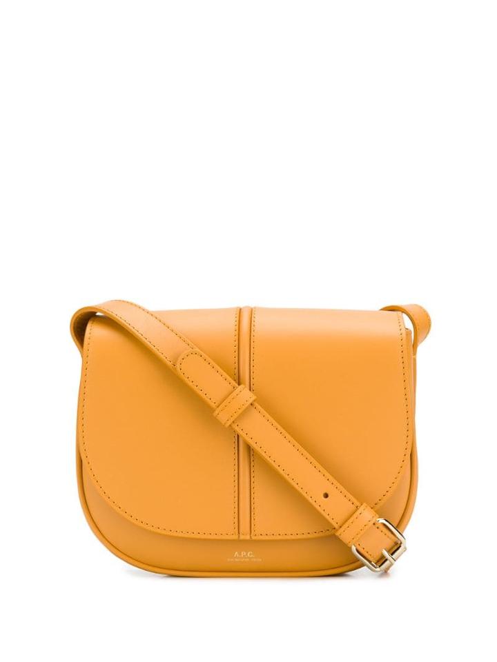 A.p.c. Foldover Top Crossbody Bag - Yellow