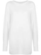 The Row Round Neck Sweater - White