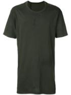 11 By Boris Bidjan Saberi - Elongated T-shirt - Men - Cotton - M, Green, Cotton