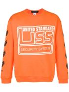 United Standard 'u.s.s.s.' Print Sweatshirt - Yellow