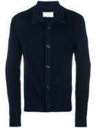Ami Alexandre Mattiussi Polo-collared Cardigan - Blue