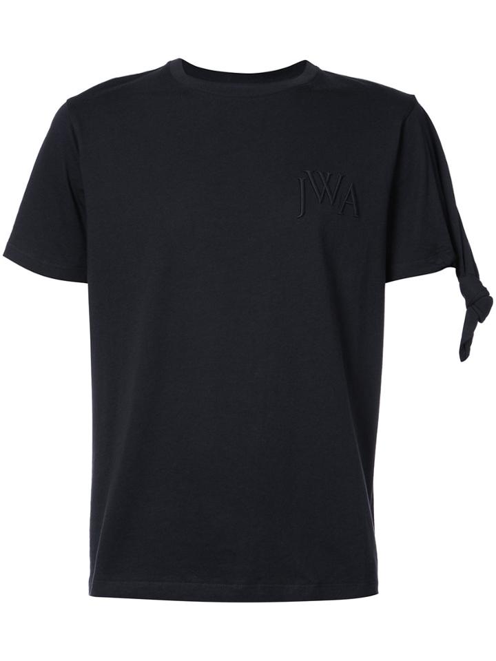 Jw Anderson Knotted Detail T-shirt - Blue