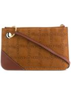 Jw Anderson Pierce Clutch - Brown