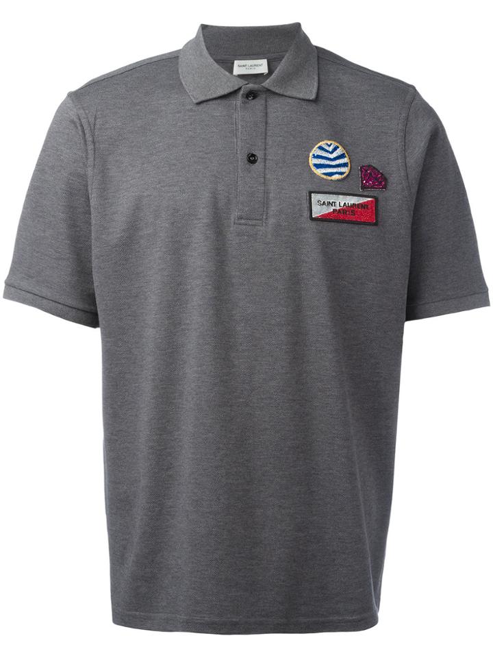 Eleventy Long Sleeved Polo Shirt - Blue
