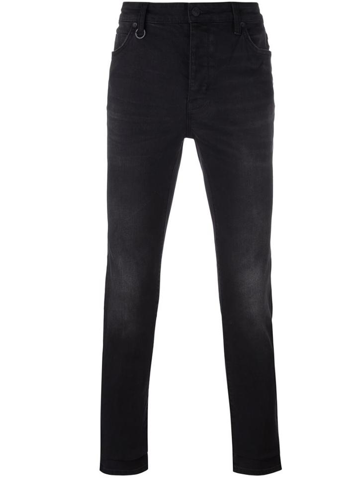 Neuw Slim Fit Jeans, Men's, Size: 34, Black, Cotton/spandex/elastane