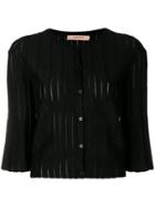 Twin-set Flared Sleeve Cardigan - Black