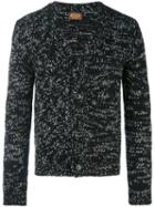 Tod's V-neck Cardigan, Men's, Size: Small, Black, Merino